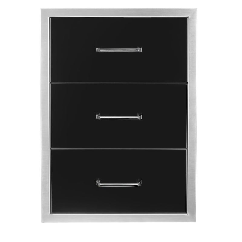 Wildfire 19 X 26 Triple Access Drawer - WF-TDW1926-BSS