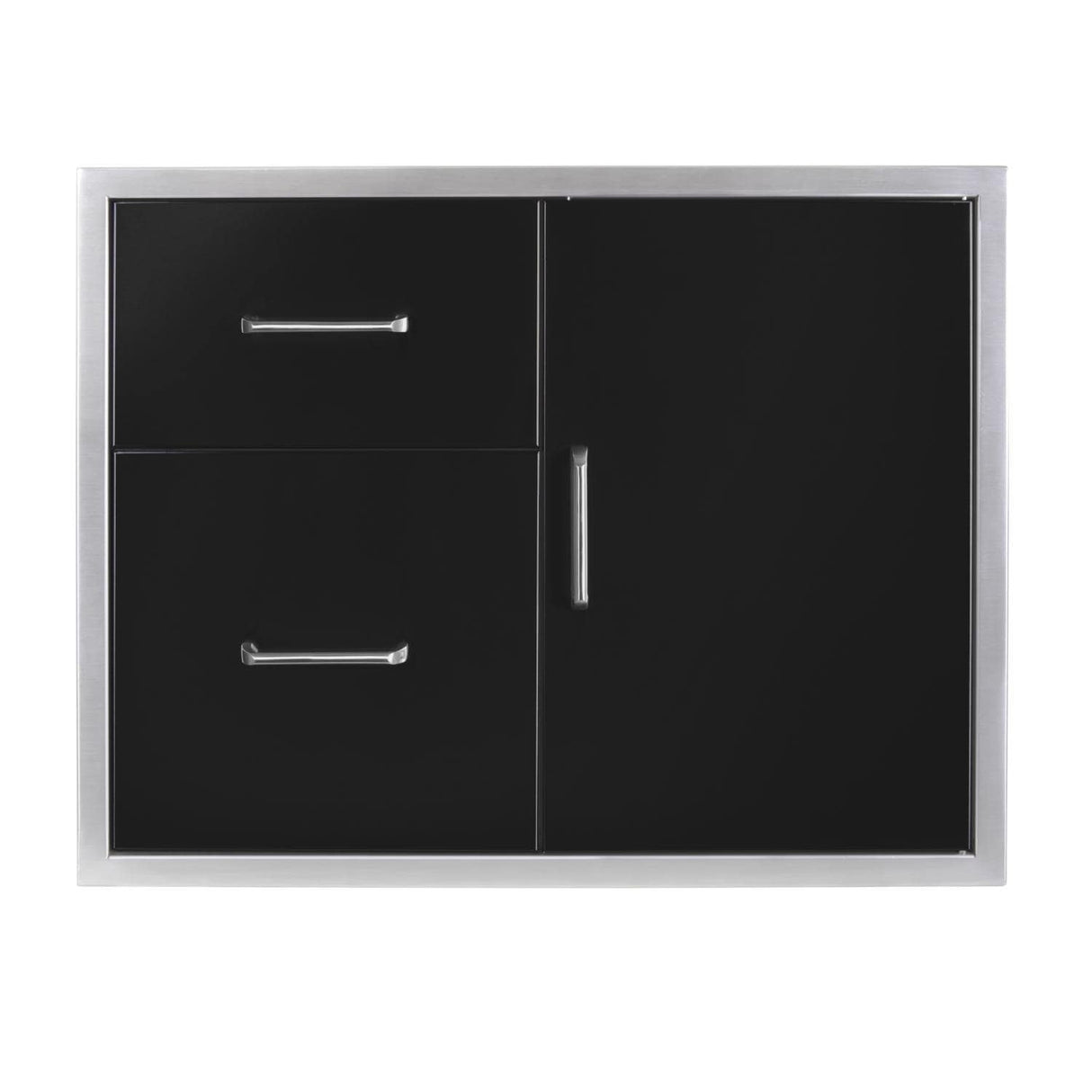 Wildfire 30 X 24 Access Door & Double Drawer Combo - WF-DDWCOMBO3024-BSS