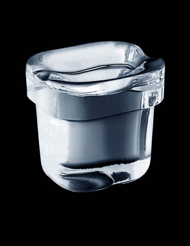 XO 15 Inch Built-In Outdoor Rated Gourmet Ice Maker with Crystal Clear Cubes - Gravity Drain