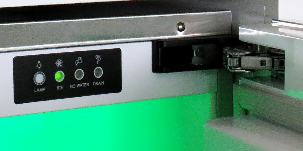 XO 15 Inch Undercounter Indoor Nugget Ice Maker with Drain Pump