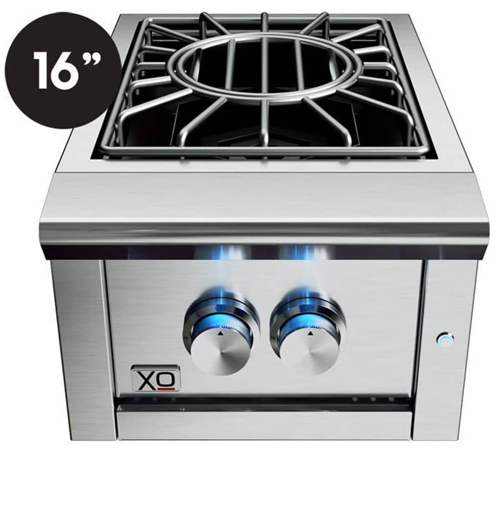 XO 16 Inch Power Gas Side Burner with 60,000 BTU