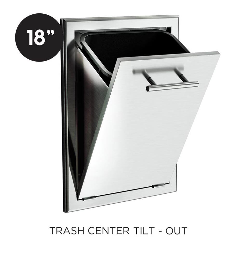 XO 18 Inch Pro-Grade Luxury Trash Tilt Out Center