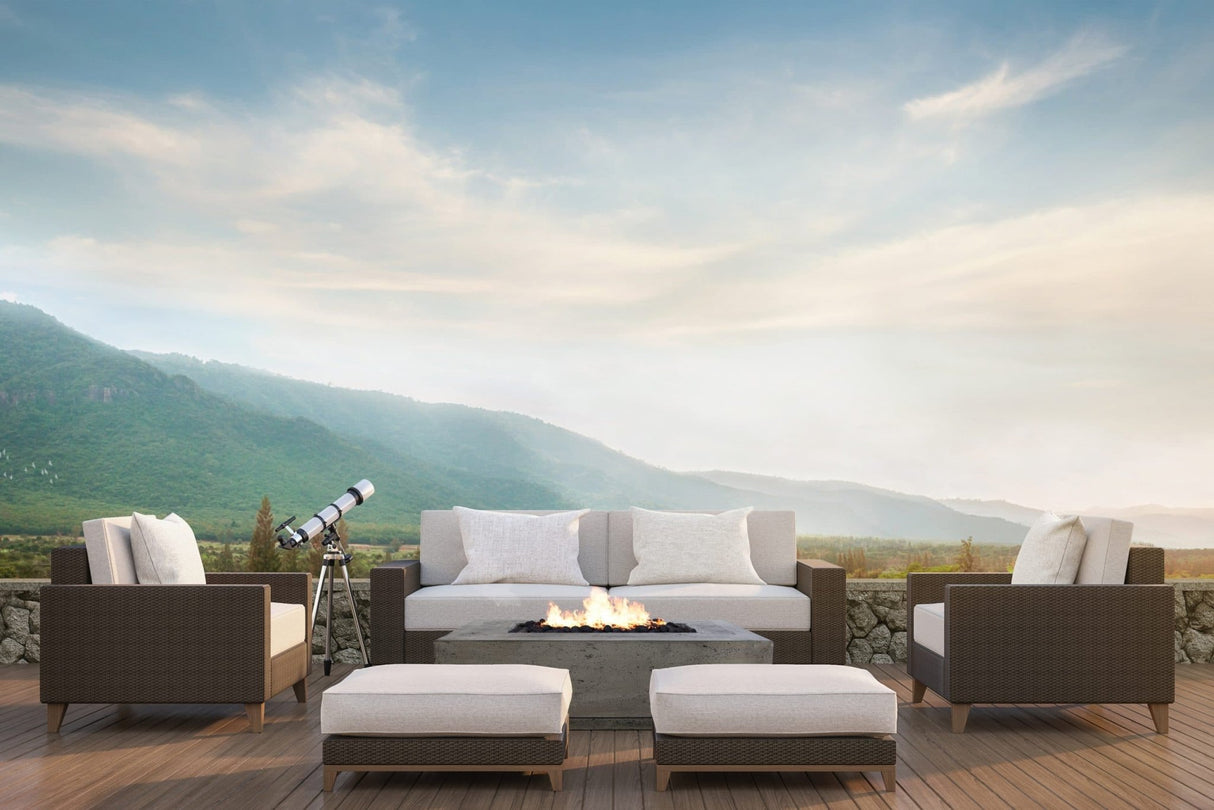 XO 60 Inch Rectangular Gas Fire Table - 65,000 BTUs