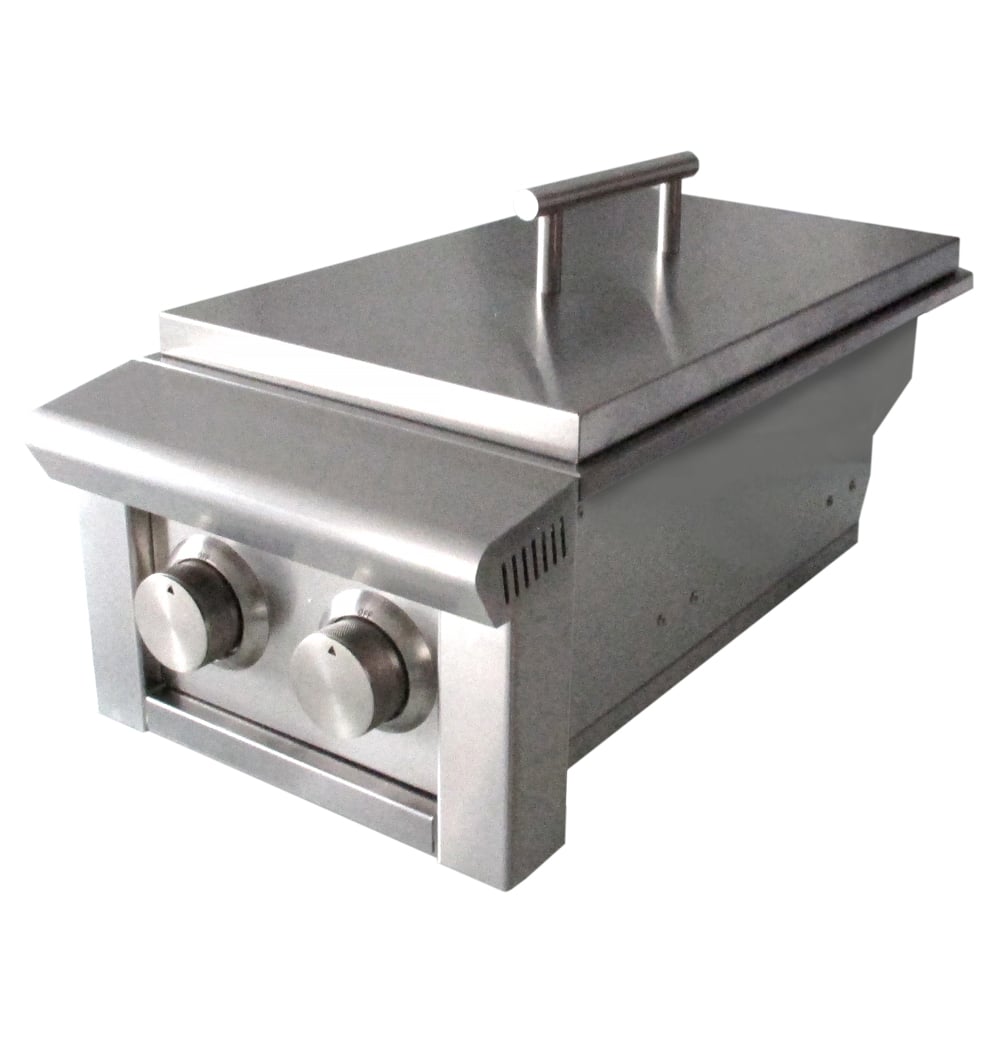 XO Performance XLT 13 Inch Built-In Double Side Burner with 2 Gas Burners