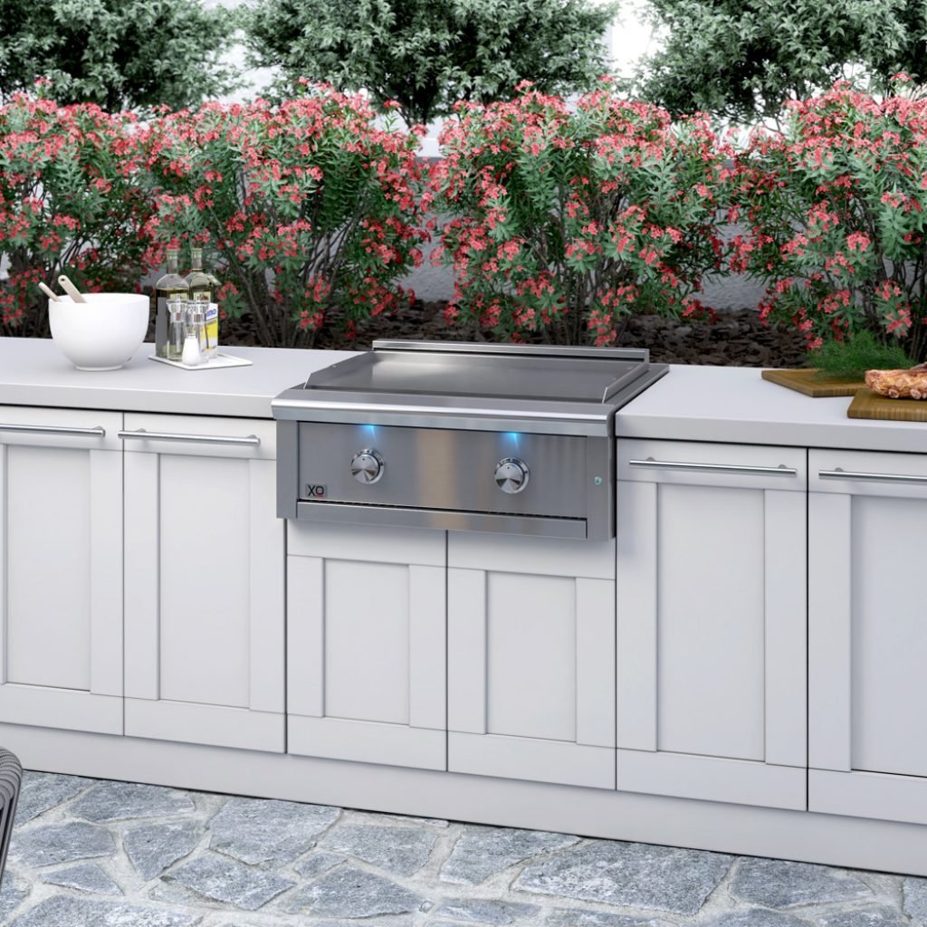 XO Pro-Grade 30 Inch Built-In Griddle with 2 Burners