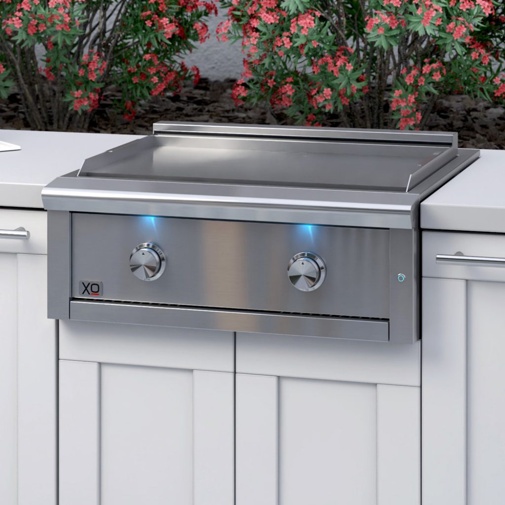 XO Pro-Grade 30 Inch Built-In Griddle with 2 Burners