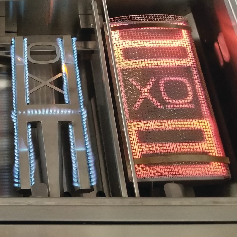 XO Pro Luxury 30 Inch Freestanding Gas Grill on Cart with Infrared Burner & Rotisserie