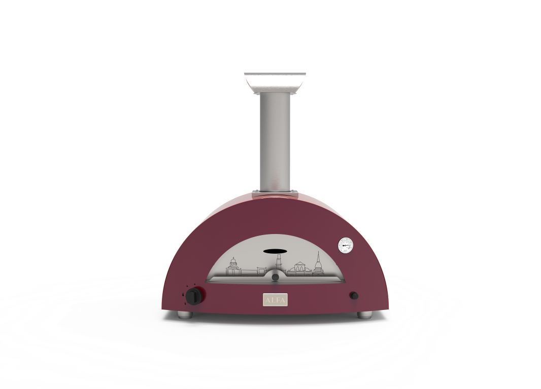 Alfa Moderno 2 Pizze Gas Hybrid Pizza Oven- Torino Purple Limited Edition - FXMD-2P-LETO-U