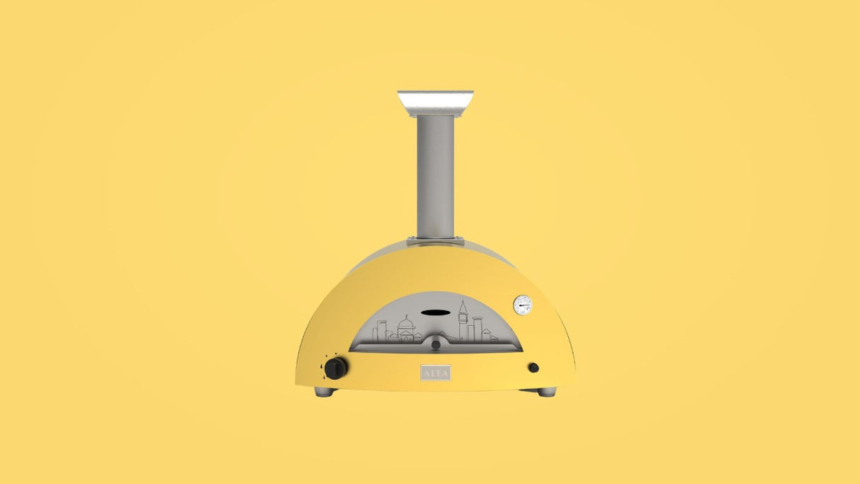 Alfa Moderno 2 Pizze Gas Hybrid Pizza Oven- Venezia Gold Limited Edition - FXMD-2P-LEVE-U