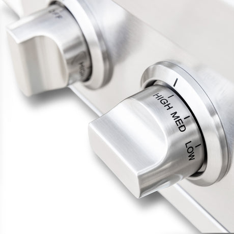 Summerset SB2 Double Side Burner - control knob detail