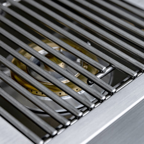 Summerset Pro Double Side Burner - grate and burner detail