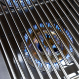 Summerset Pro Double Side Burner - burners lit
