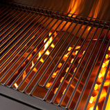 Summerset Resort 30-Inch Built-In Gas Grill - cooking grates with burners lit