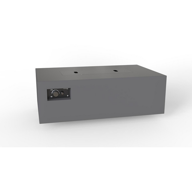 Warming Trends AON 48 x 30 Inch Rectangular Charcoal Powder Coated Steel Gas Fire Pit Table