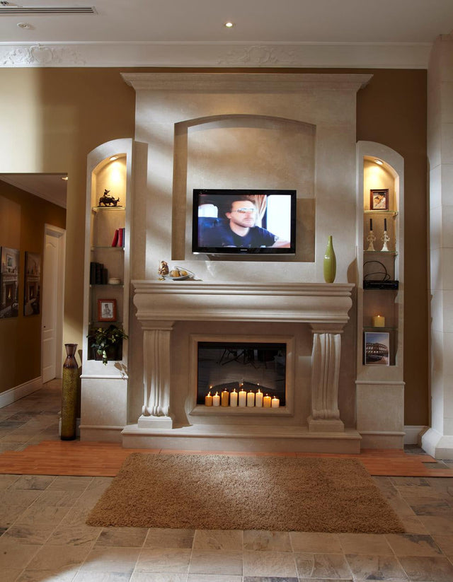 Omega Fireplace Mantel Surround (Cast Stone) 1106.536 GS