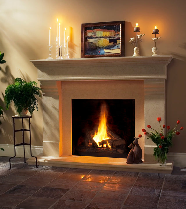 Omega Fireplace Mantel Surround (Cast Stone) 1110.556 GS
