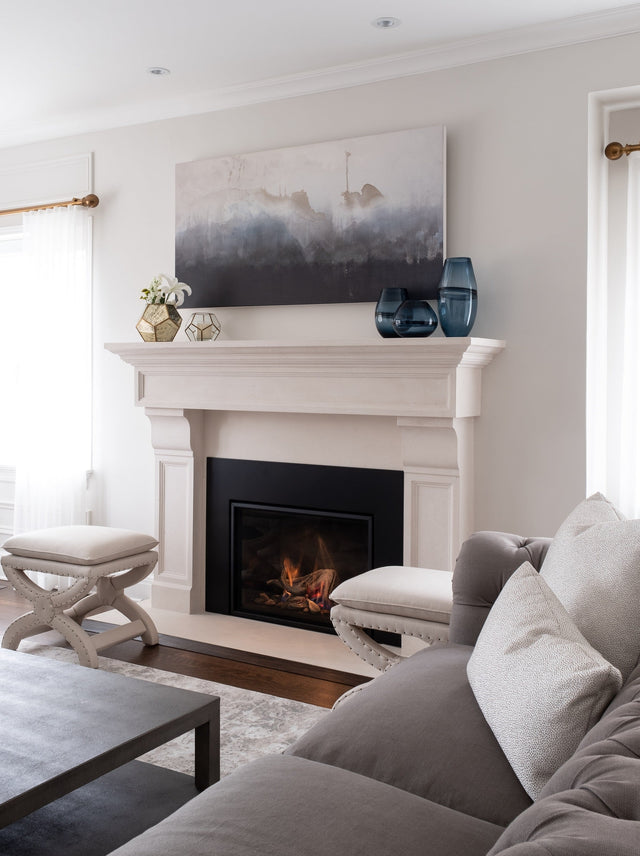 Omega Fireplace Mantel Surround (Cast Stone) 1111.511 GS