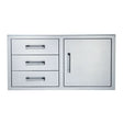 Broilmaster BSAW4222ST stainless steel outdoor kitchen component