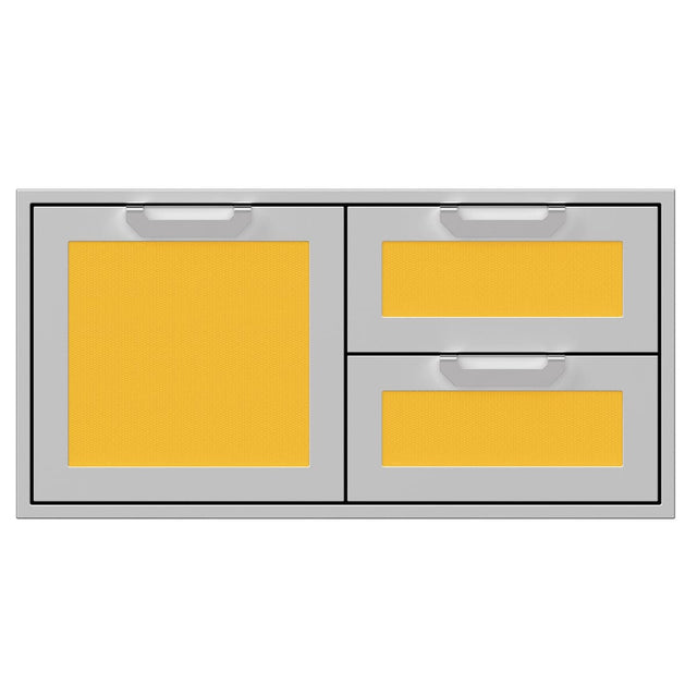Hestan 36-Inch Double Drawer And Single Storage Door Combo
