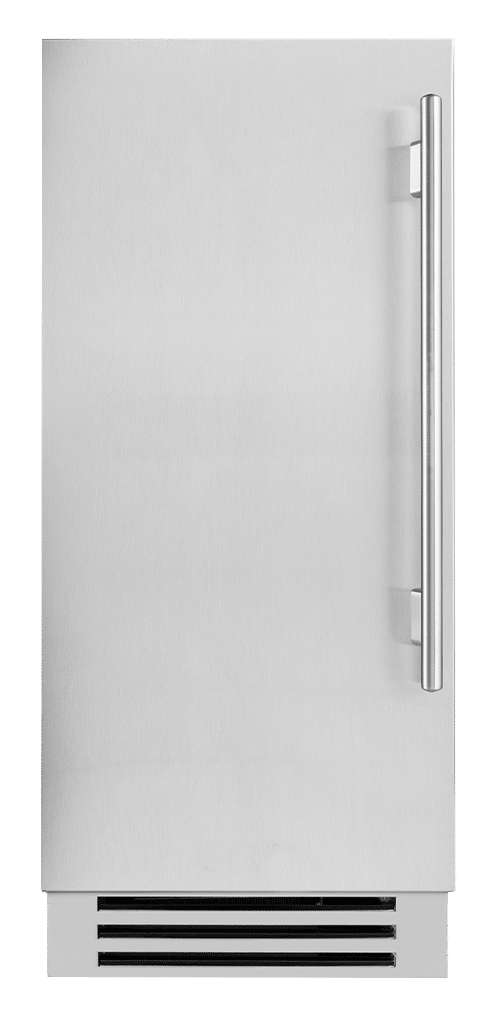 True TUI-15-L-SS-D Clear Ice Machine - stainless left hinge front view
