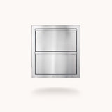 American Made Grills DR2-18-AMG 18-Inch Deluxe 2-Drawer - front view