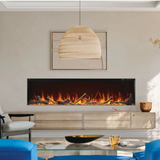 Napoleon Astound FlexMount 74" Linear Electric Fireplace | NEFL74AB