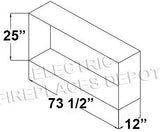 Amantii Panorama Deep 72 framing diagram
