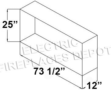 Amantii Panorama Deep 72 framing diagram