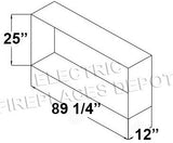 Amantii Panorama Deep 88 framing diagram