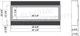 Amantii Panorama Slim 50 dimensions diagram