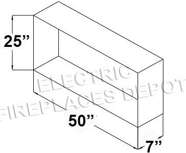 Amantii Panorama Slim 50 framing diagram