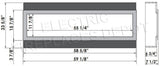 Amantii Panorama Slim 60 dimensions diagram