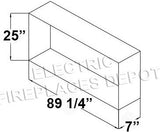 Amantii Panorama Slim 88 framing diagram