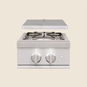 Summerset PB2PRO Pro Power Burner - front view with lid open