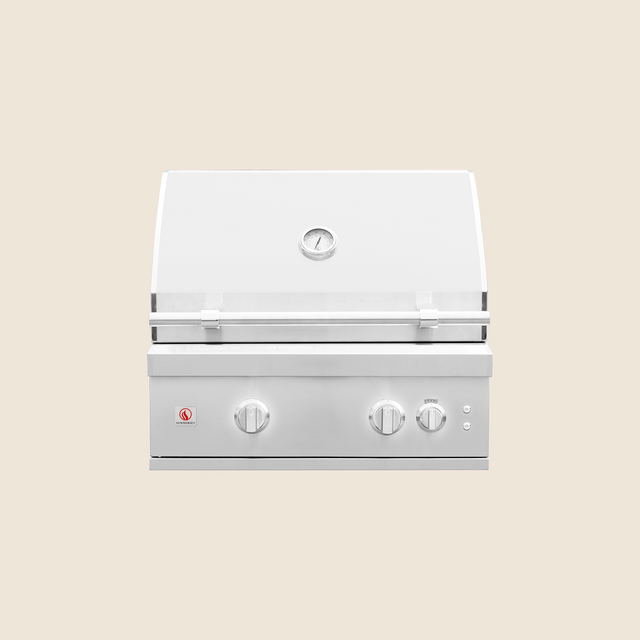 Summerset Quest QST30 30-Inch Built-In Gas Grill - front view hood closed