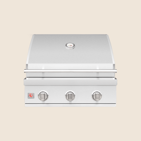 Summerset Sizzler SZR25 25-Inch Built-In Gas Grill - front view hood closed