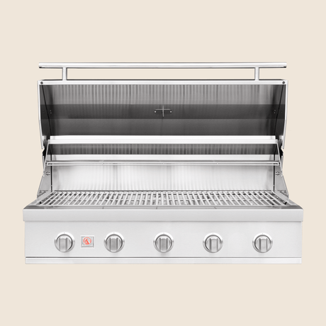 Summerset Sizzler SZR40 40-Inch Built-In Gas Grill - hood open