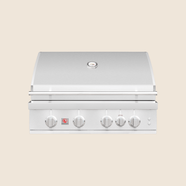 Summerset Sizzler Pro SZRPRO32 32-Inch Built-In Gas Grill - front view hood closed