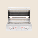 Summerset Sizzler Pro SZRPRO32 32-Inch Built-In Gas Grill - hood open