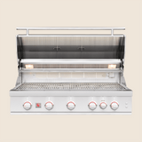 Summerset Sizzler Pro SZRPRO40 40-Inch Built-In Gas Grill - hood open