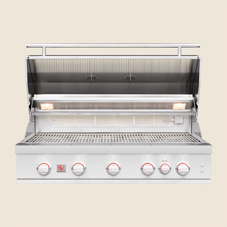 Summerset Sizzler Pro SZRPRO40 40-Inch Built-In Gas Grill - hood open