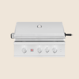Summerset TRL Pro TRLPRO32 32-Inch Built-In Gas Grill - front view hood closed