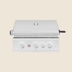 Summerset TRL Pro TRLPRO32 32-Inch Built-In Gas Grill - front view hood closed