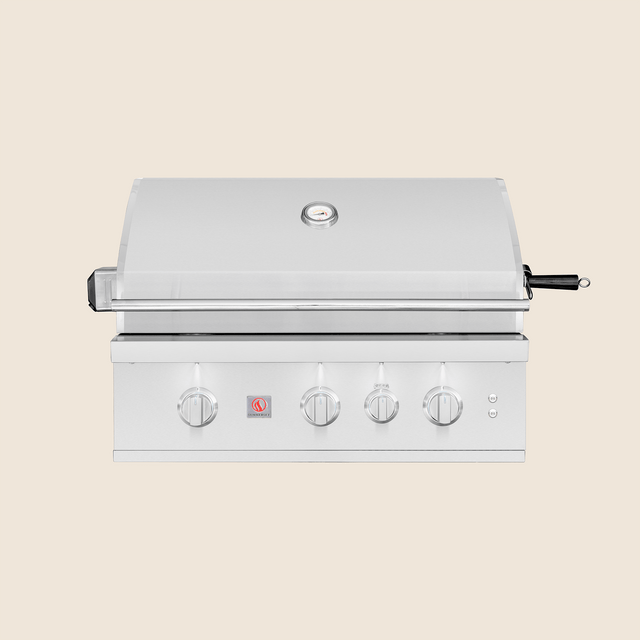 Summerset TRL Pro TRLPRO32 32-Inch Built-In Gas Grill - front view hood closed