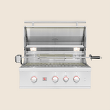 Summerset TRL Pro TRLPRO32 32-Inch Built-In Gas Grill - hood open