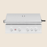 Summerset TRL Pro TRLPRO40 40-Inch Built-In Gas Grill - front view hood closed