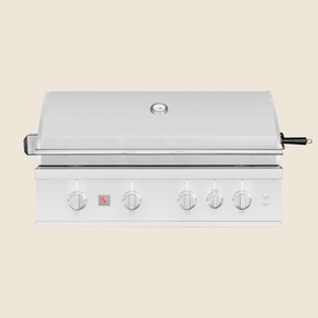 Summerset TRL Pro TRLPRO40 40-Inch Built-In Gas Grill - front view hood closed
