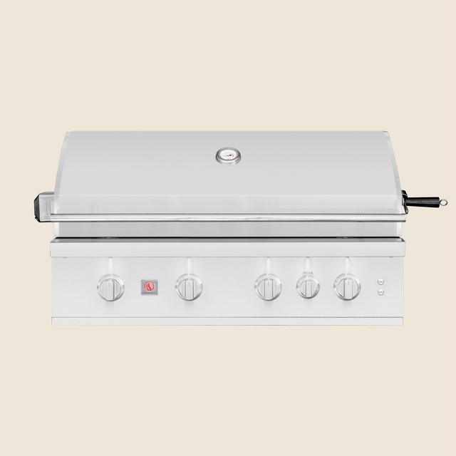 Summerset TRL Pro TRLPRO40 40-Inch Built-In Gas Grill - front view hood closed