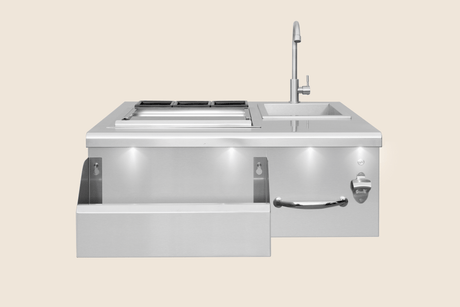 Summerset BC-30L 30-Inch Built-In Beverage Center - straight view