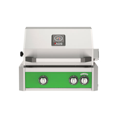 American Outdoor Grill AOG24LN 24-Inch L-Series Built-In Gas Grill - LED light bar green